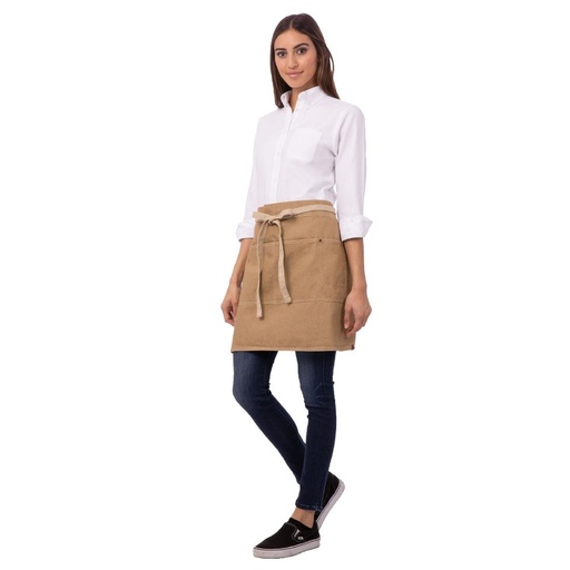 [BB019] Chef Works Urban Austin Denim standaard sloof beige