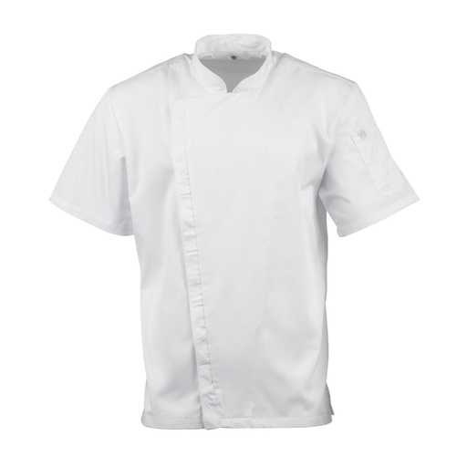 [BB669-L] Chef Works Cannes koksbuis met korte mouwen, maat L