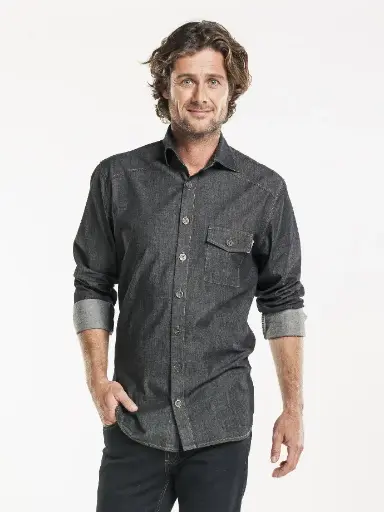 Blouse / shirt Chaud Devant - Men Antra Denim Stretch