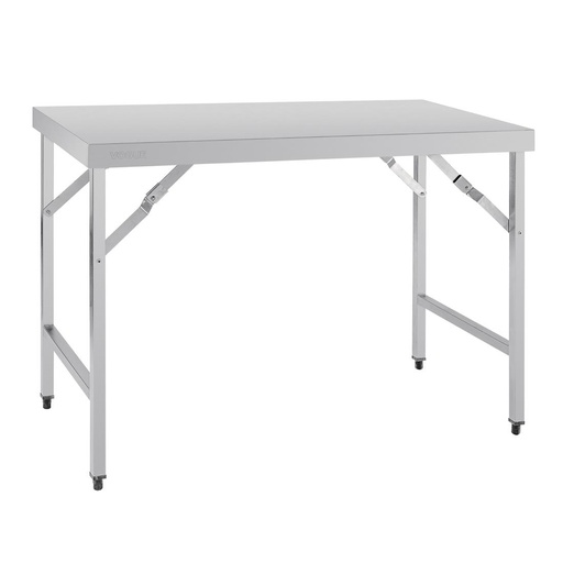 [CB905] Vogue inklapbare RVS werktafel 120cm