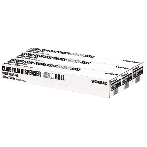 [CW203] Vershoudfolie navulling voor Vogue Wrap450 dispenser - 45(B)cm x 300(L)m (3 stuks)