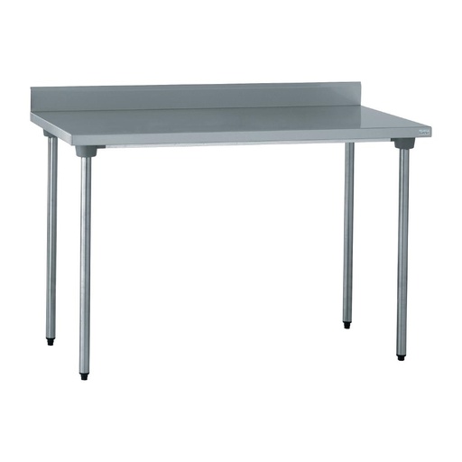 [CX550] Tournus RVS werktafel met achteropstand 100cm