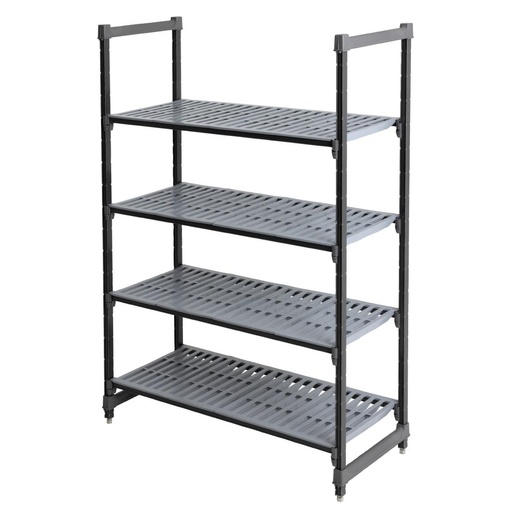 [DE906] Cambro stelling 183cm hoog 4 planken - 54cm diep - 137cm breed