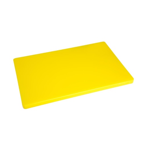 [DM002] Hygiplas LDPE extra dikke snijplank geel 450x300x20mm