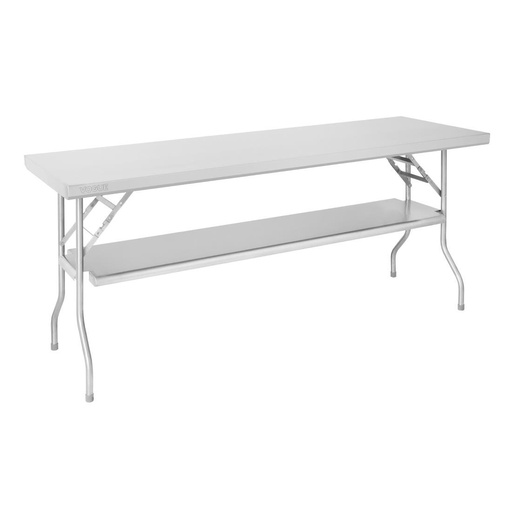 [DR195] Vogue Roestvrijstalen Opklapbare Werktafel 1830x760x780