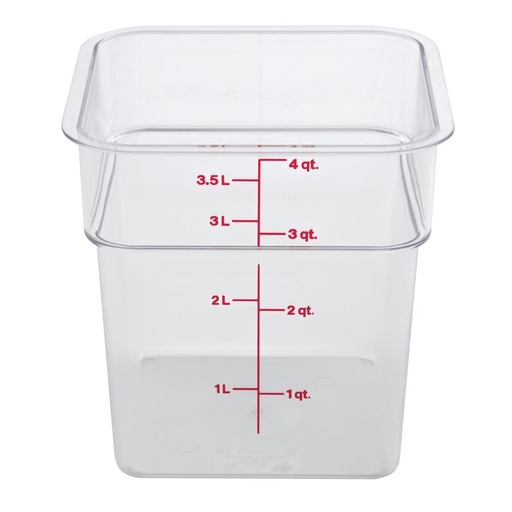 [DT196] Cambro Camsquare vierkante polycarbonaat voedseldoos 3,8L