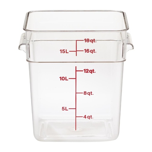 [DT198] Cambro Camsquare vierkante polycarbonaat voedseldoos 17,2L