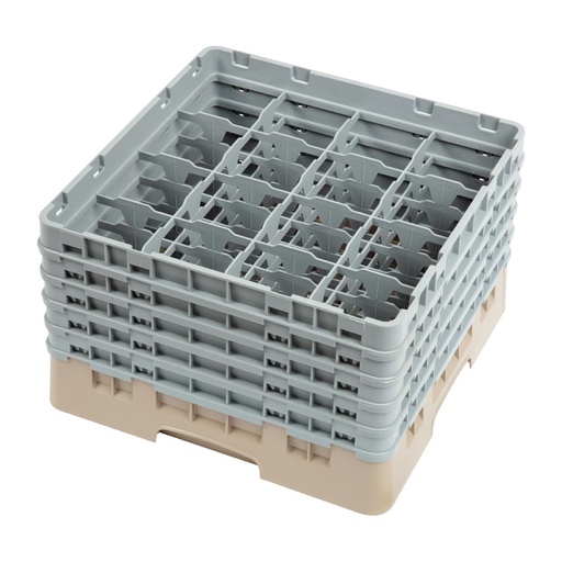 [DW552] Cambro Camrack vaatwaskorf met 16 compartimenten max. glashoogte 25,7cm