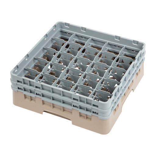 [DW555] Cambro Camrack vaatwaskorf met 25 compartimenten max. glashoogte 13,3cm