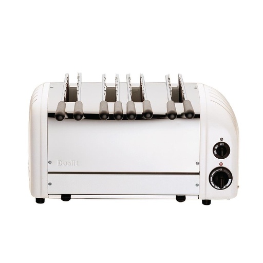 [E977] Dualit sandwich toaster 4 sleuven wit 41034