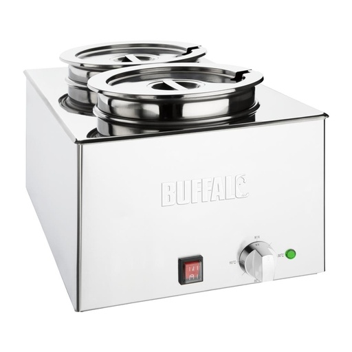 [FT695] Buffalo bain-marie met 2x 5,2L bakken