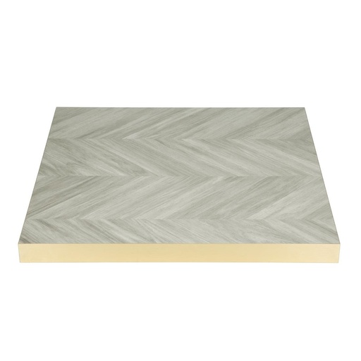 [FU512] Bolero Voorgeboord Tafelblad Chevron Design 700 Mm