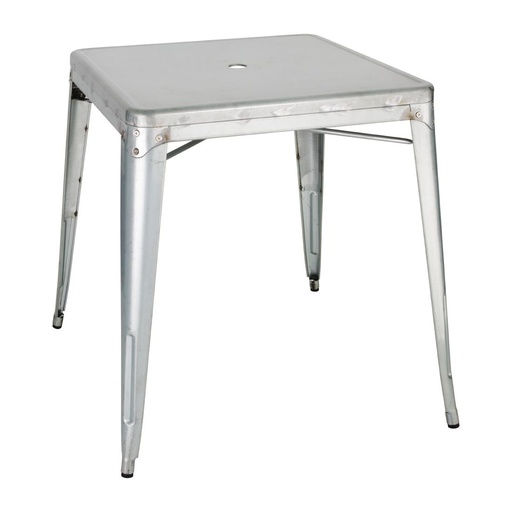 [GC866] Bolero Bistro gegalvaniseerd stalen tafel vierkant 668mm