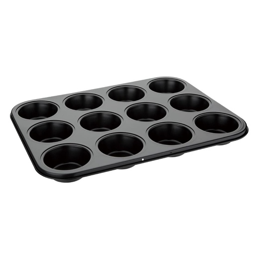 [GD011] Vogue carbonstalen anti-kleef bakvorm 12 muffins