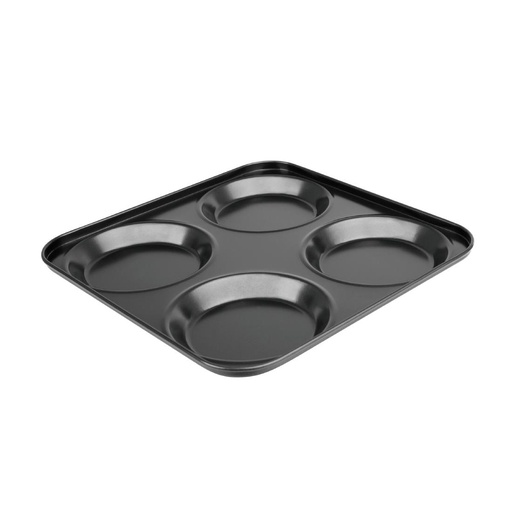 [GD012] Vogue koolstofstaal anti-aanbak yorkshire pudding bakvorm 4 cups