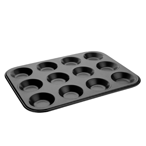 [GD013] Vogue carbonstalen anti-kleef bakvorm 12 mini-muffins