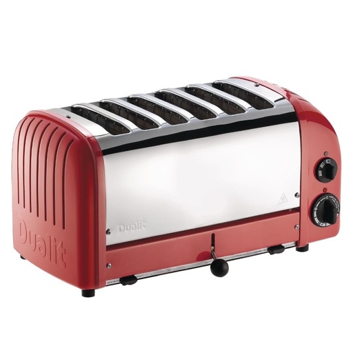 [GD395] Dualit Vario broodrooster 6 sleuven rood 60154