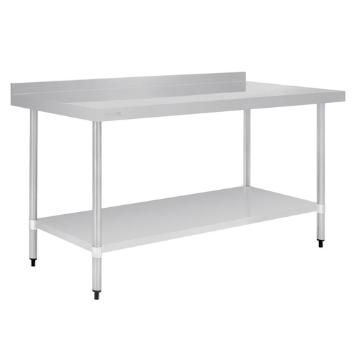 [GJ509] Vogue RVS werktafel met achteropstand 90x180x70cm