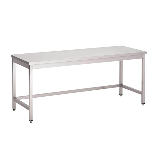 [GN108] Gastro M RVS werktafel zonder onderblad 85x120x70cm