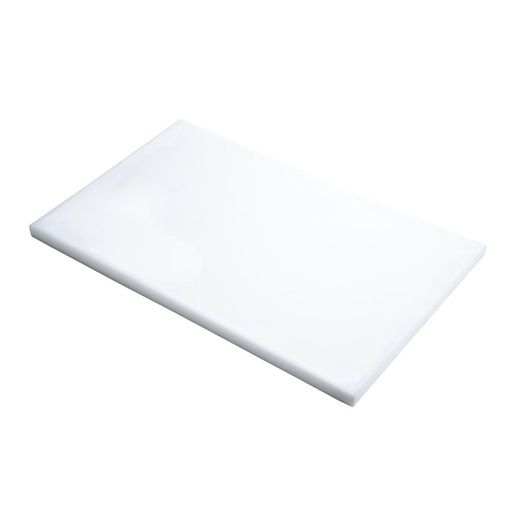 [GN344] Gastro M HDPE snijplank wit 60x40x2cm