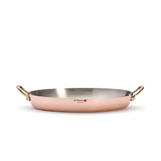 Ovale pan / schotel koper - 36 cm - Inocuivre - De Buyer