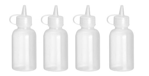 [557990] HENDI Mini saus dispenser - set van 4 stuks. 557990