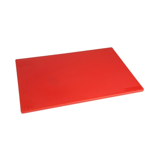 [HC859] Hygiplas antibacteriële LDPE snijplank rood 450x300x10mm