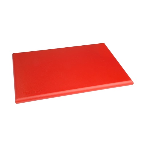 [J034] Hygiplas HDPE snijplank rood 450x300x25mm