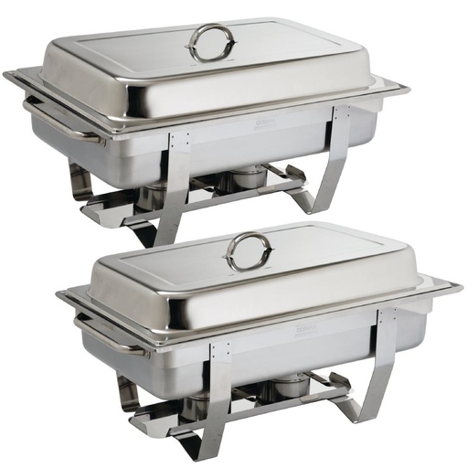 [S300] Olympia Milan chafing dish set GN 1/1 (2 stuks)