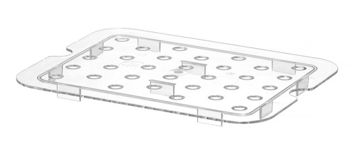 [868546] HENDI Geperforeerde roosters voor GN containers polycarbonaat 868546