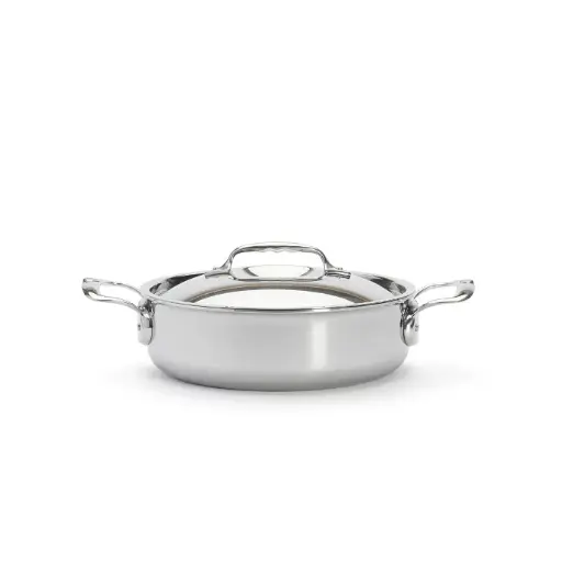 Sauteerpan roestvrijstaal met deksel - 24 cm - De Buyer - Affinity