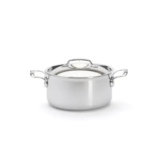 Kookpan roestvrijstaal met deksel - 24 cm - De Buyer - Affinity