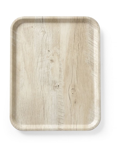 [508862] HENDI Dienblad van melamine met hout bedrukking 508862