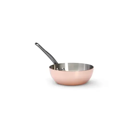 Conische sauteuse koper - 20 cm - Prima Matera - De Buyer