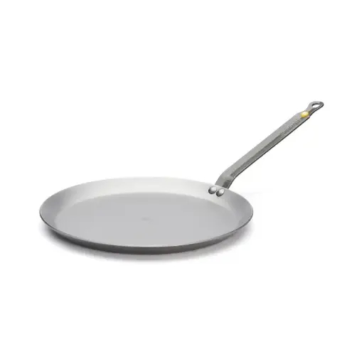 Pannenkoekenpan / crêpepan plaatstaal - 24 cm - Mineral B - De Buyer