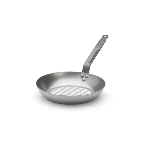 Grillpan plaatstaal - 26 cm - Carbone Plus - De Buyer