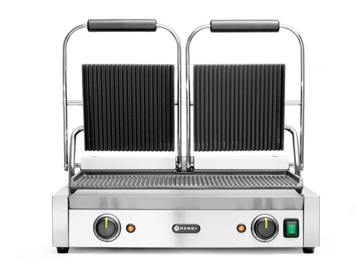 [263709] HENDI Contactgrill - dubbele versie
Geheel geribd 263709