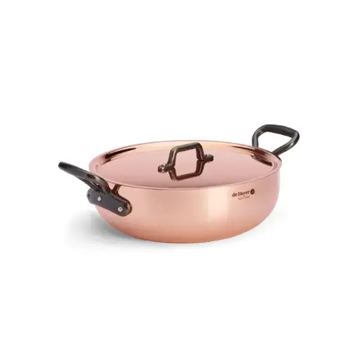 Sauteerpan rond koper - 28 cm - Prima Matera - De Buyer