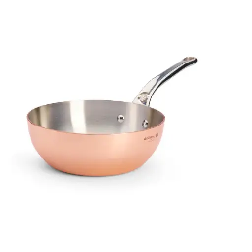 Conische sauteuse koper - 20 cm - Inocuivre - De Buyer